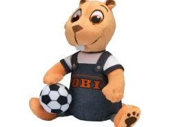 Best OBI Biber Plüschtier mit Fußball