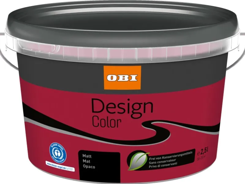 Hot OBI Design Color matt 1 l Berry