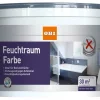 Outlet OBI Feuchtraumfarbe Weiß matt 5 l