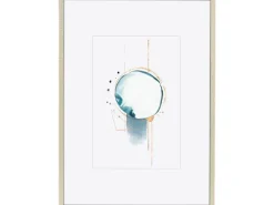 Clearance OBI Holz-Bilderrahmen Silber 50 cm x 70 cm