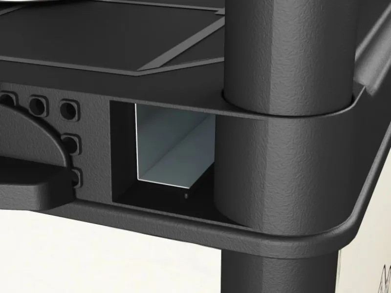 OBI Kunststoffregal XL-120 Schwarz 187 cm x 120 cm x 40 cm