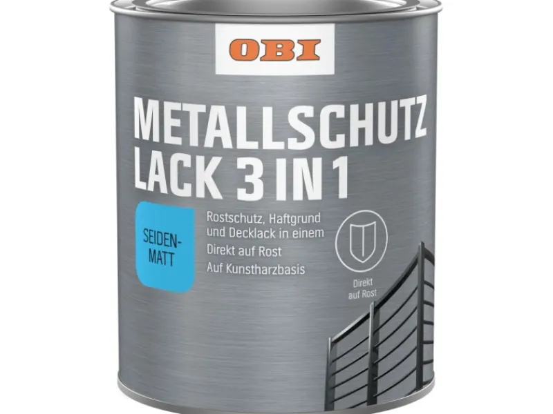 OBI Metallschutzlack 3in1 RAL 7016 seidenmatt 375 ml