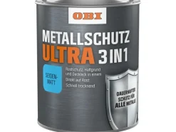 Hot OBI Metallschutzlack Ultra Seidenmatt 750 ml Weiß