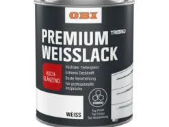 Discount OBI Premium Weißlack Tribrid hochglänzend Weiß 750 ml