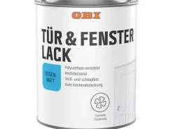 New OBI PU Fenster- und Türenlack Anthrazitgrau Seidenmatt 2 l