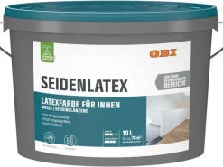 Clearance OBI Seidenlatex Weiß seidenglänzend 10 l