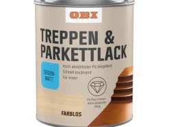 OBI Treppen- und Parkettversiegelung Transparent seidenmatt 375 ml