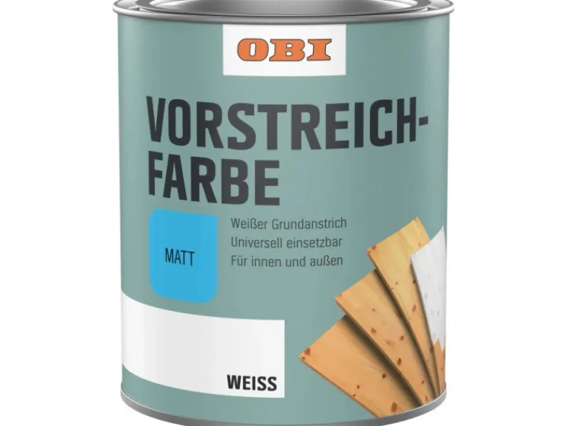 Best OBI Vorstreichfarbe Weiß matt 2 l