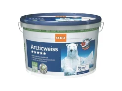 OBI Wandfarbe Arcticweiß Matt 10 l