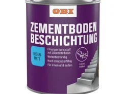 Hot OBI Zementbodenbeschichtung seidenmatt 2,5 l Reinweiß
