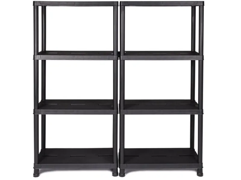 Hot Ondis24 Kunststoffregal Steckregal 60 x 30 cm Doppelpack