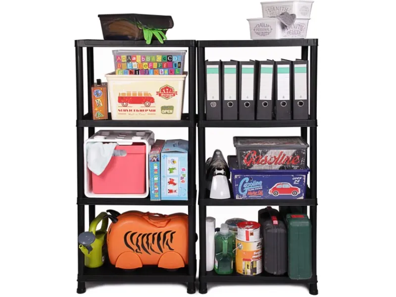 Hot Ondis24 Kunststoffregal Steckregal 60 x 30 cm Doppelpack