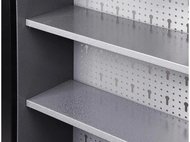 Clearance Ondis24 Werkbank Set Klaus 120 cm 1 Schrank LED Werkstatt