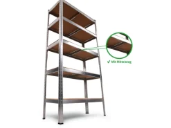 Ondis24 2x Steckregal Metallregal Thomas 90 x 40