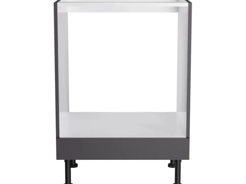 Optifit Küchen-Herdumbau Ingvar420 60 cm x 87 cm x 58,4 cm Anthrazit Matt