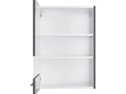 Sale Optifit Küchen-Oberschrank mit Glassegment Ingvar420 50 cm Anthrazit Matt