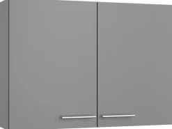 Optifit Küchen-Oberschrank Mats825 100 cm x 70,4 cm x 34,9 cm Basaltgrau