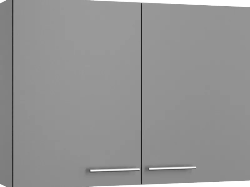 Optifit Küchen-Oberschrank Mats825 100 cm x 70,4 cm x 34,9 cm Basaltgrau