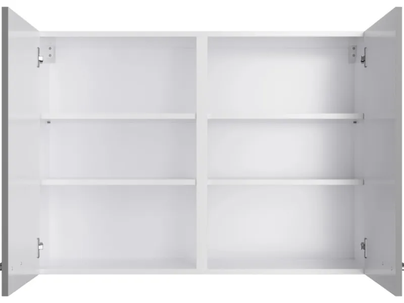 Optifit Küchen-Oberschrank Mats825 100 cm x 70,4 cm x 34,9 cm Basaltgrau