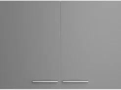Optifit Küchen-Oberschrank Mats825 100 cm x 70,4 cm x 34,9 cm Basaltgrau