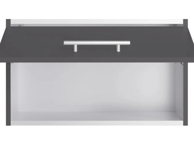 Optifit Küchen-Oberschrank Ingvar420 60 cm x 35,2 cm x 34,9 cm Anthrazit Matt