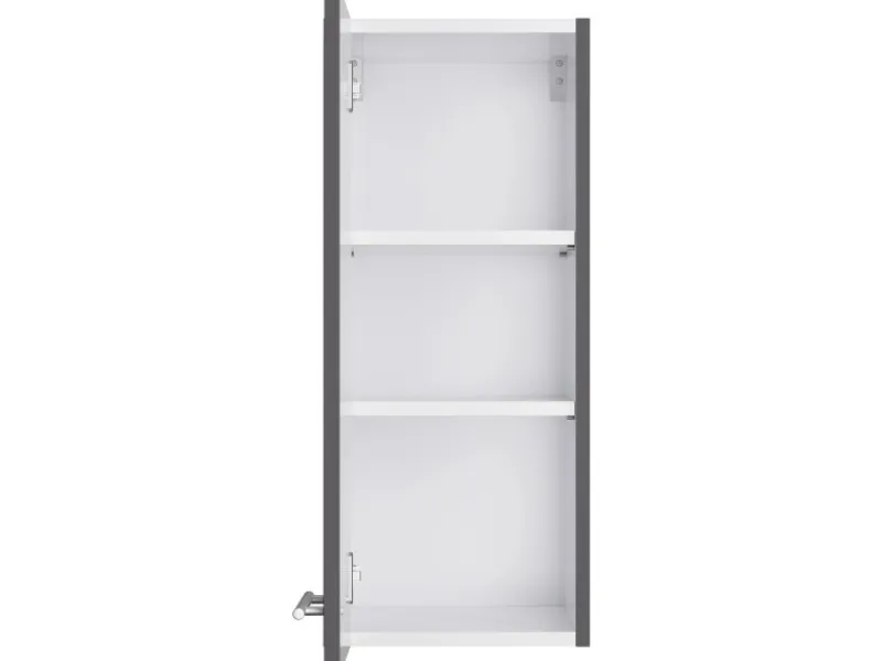 Optifit Küchen-Oberschrank Ingvar420 30 cm x 70,4 cm x 34,9 cm Anthrazit Matt