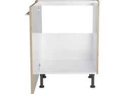 Sale Optifit Küchen-Spülenunterschrank Erik290 60 cm x 87 cm x 58,4 cm Wildeiche