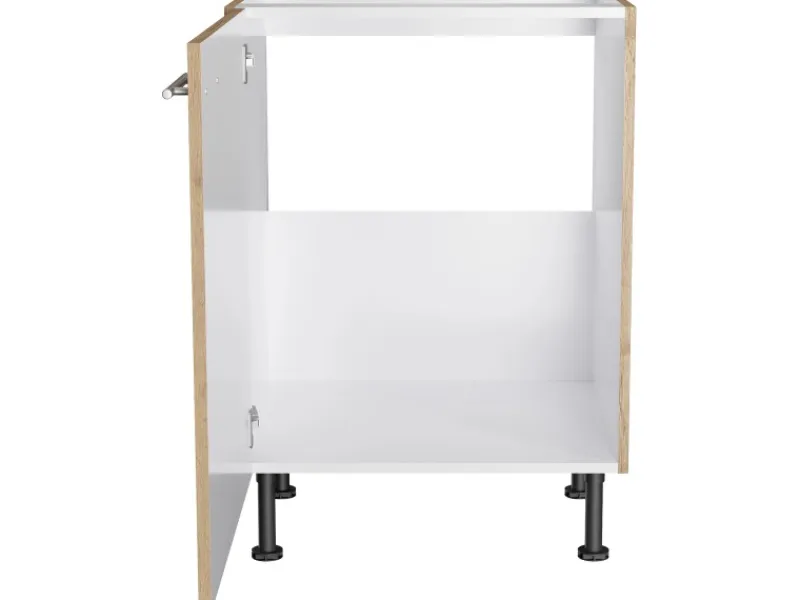 Sale Optifit Küchen-Spülenunterschrank Erik290 60 cm x 87 cm x 58,4 cm Wildeiche