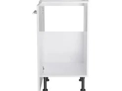 Optifit Küchen-Spülenunterschrank Rurik986 45 cm x 87 cm x 58,4 cm Weiß