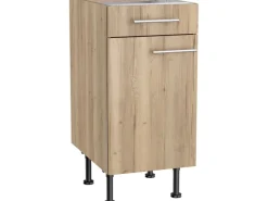 Sale Optifit Küchen-Unterschrank Erik290 40 cm x 87 cm x 58,4 cm Wildeiche