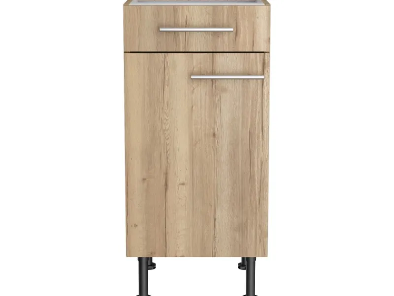 Sale Optifit Küchen-Unterschrank Erik290 40 cm x 87 cm x 58,4 cm Wildeiche