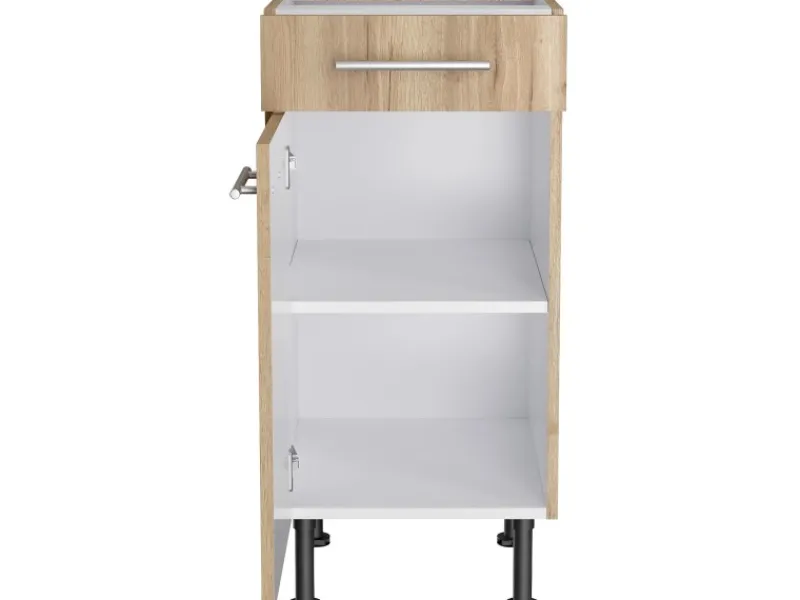 Sale Optifit Küchen-Unterschrank Erik290 40 cm x 87 cm x 58,4 cm Wildeiche