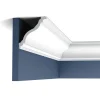 Best ORAC DECOR C333 LUXXUS Decken Eckleiste Stuckleiste Stuck Dekor Zierprofil 2 m 200 cm x 12,2 cm x 11,1 cm Weiß