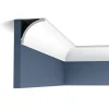 Best ORAC DECOR CB524N BASIXX Eckleiste Zierleiste Stuckleiste 2 m 200 cm x 9,0 cm x 9,0 cm Weiß