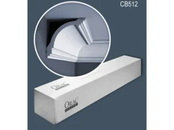 ORAC DECOR CB512N BASIXX Zierleisten 1 Karton Set 2 Stuckleisten 4 m Weiß