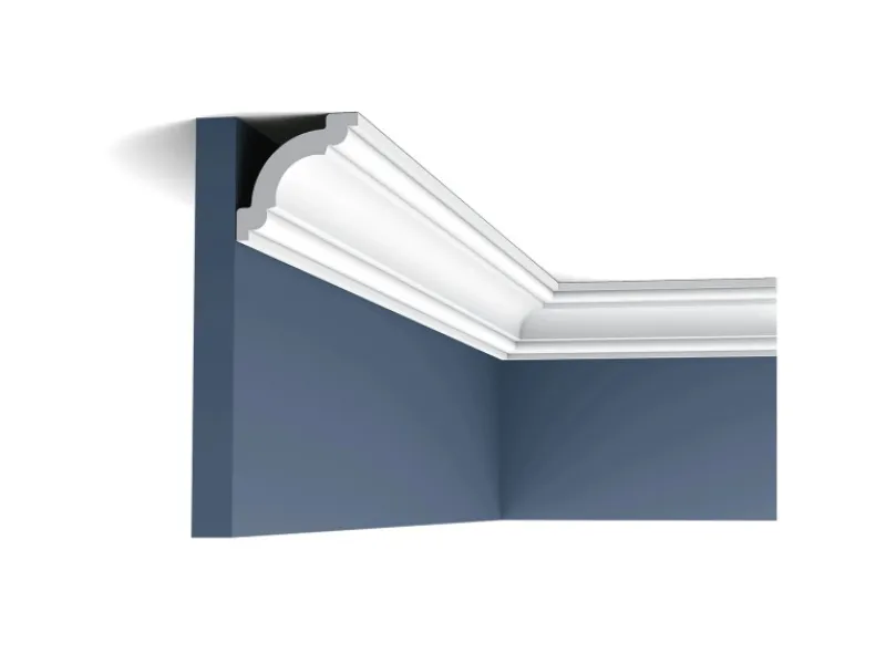 Online ORAC DECOR CX124 AXXENT Stuck Eckleiste Wand-Decken-Leiste Profil Zierelement 2m 200 cm x 4,9 cm x 4,9 cm Weiß