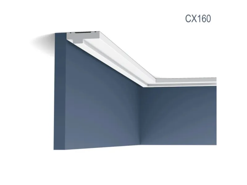 Outlet ORAC DECOR CX160 AXXENT Zierleisten 1 Karton Set mit 10 Stuckleisten 20 m Weiß