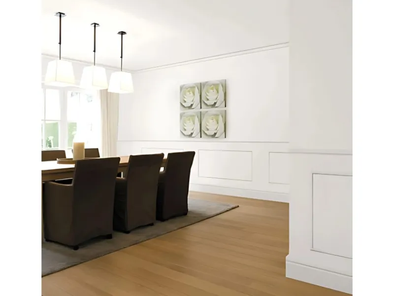 Clearance ORAC DECOR PX103 AXXENT Profilleiste Zierleiste Wand-Dekor-Fries-Leiste 2 m 200 cm x 2,5 cm x 1,2 cm Weiß