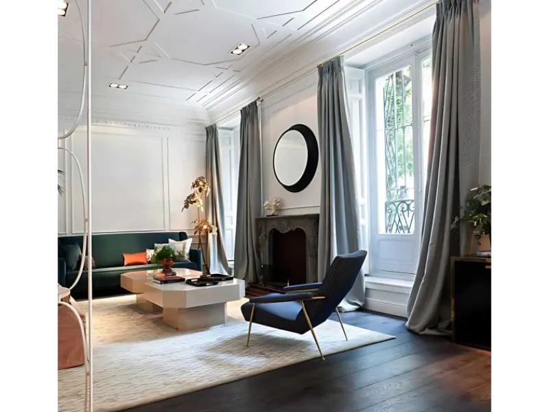 ORAC DECOR SX157 AXXENT SQUARE Sockelleiste Wandleiste Zierleiste 2 m 200 cm x 1,3 cm x 6,6 cm Weiß