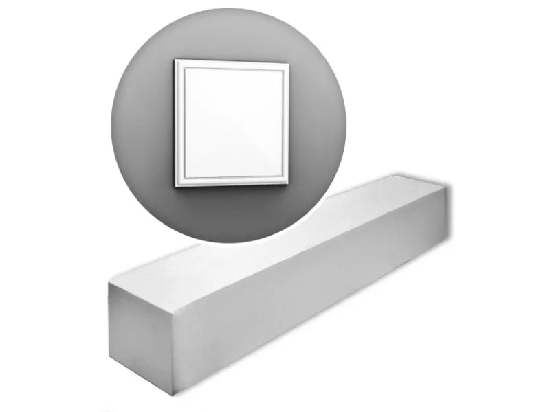 New ORAC DECOR W123-Box LUXXUS 3D Wandpaneel 1 Karton Set mit 8 Paneelen 0,89 m2 Weiß