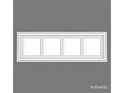 New ORAC DECOR W123-Box LUXXUS 3D Wandpaneel 1 Karton Set mit 8 Paneelen 0,89 m2 Weiß