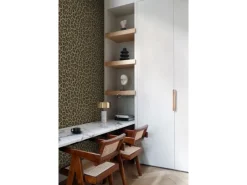 Origin-luxury wallcoverings Origin Wallcoverings Tapete Leopardenmuster Braun und Beige 53 cm x 10.05 m