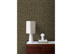 Origin-luxury wallcoverings Origin Wallcoverings Tapete Leopardenmuster Braun und Beige 53 cm x 10.05 m