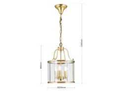 Orion Leuchten Hängeleuchte Laterne Antik