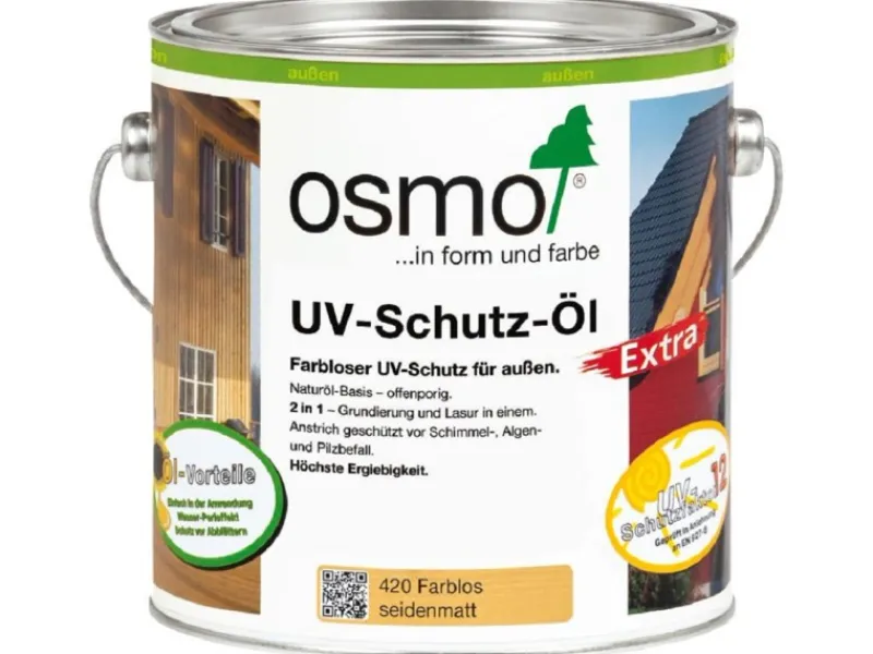 New Osmo UV-Schutz Öl Extra Farblos 2,5 l