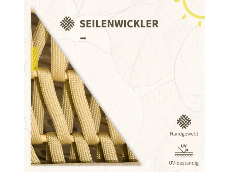 Clearance Outsunny 4 Tlg. Gartenmöbel-Set mit Kissen für Garten Terrasse