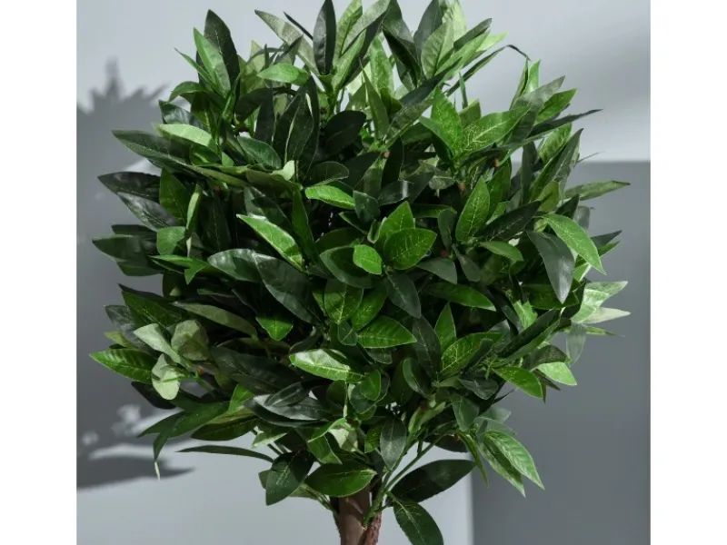 Hot Outsunny Künstliche Pflanze Kunststoff Zement Ø16 x 120H cm