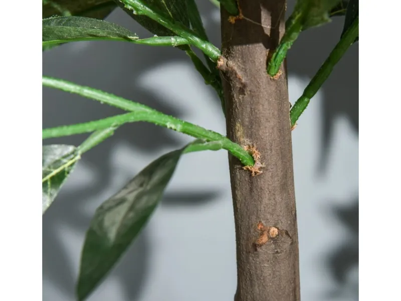 Discount Outsunny Künstliche Pflanze Kunststoff Zement Ø16 x 90H cm