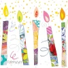 PPD Papierservietten Geburtstagskerzen 16,5 cm x 16,5 cm 20 Stück Bunt FSC®
