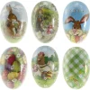 Online Papp-Ei zum Öffnen Ostermotive 9-fach sortiert 9 cm